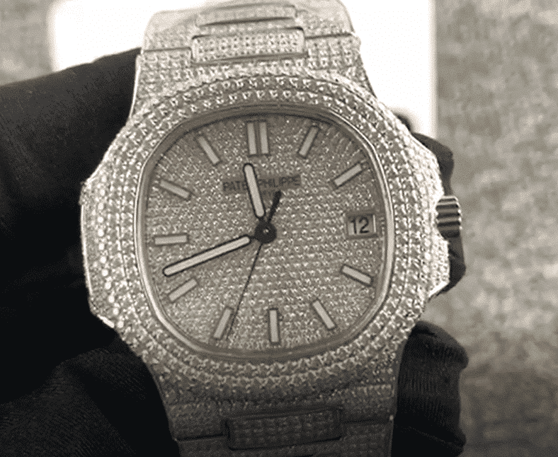 Patek Iced Out 5719/10G-010 Replica-fasswatch