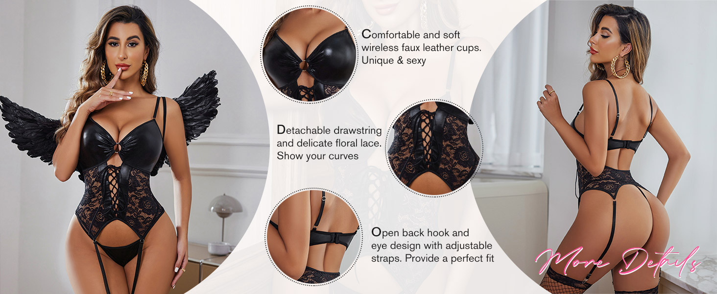 leather lingerie