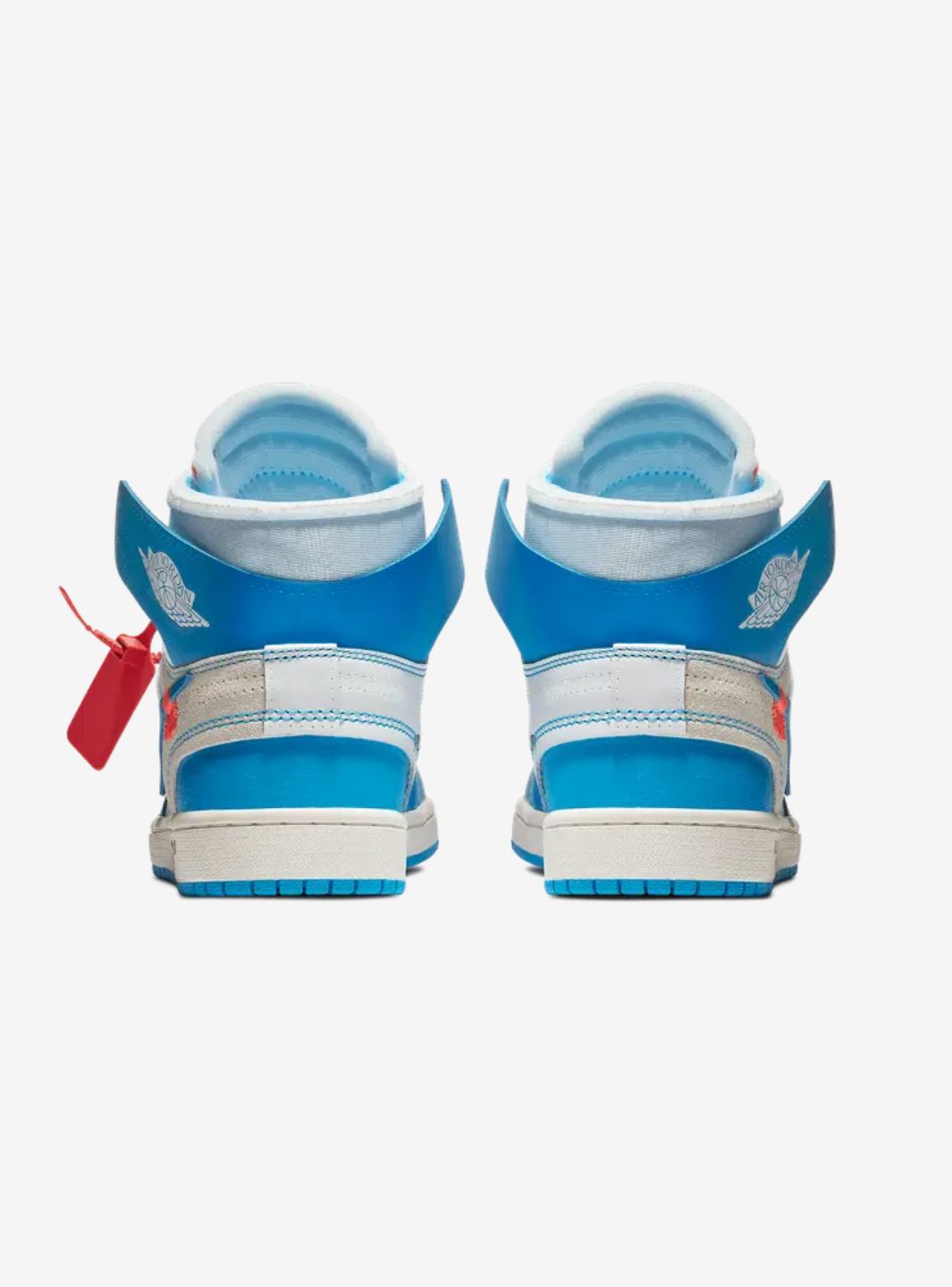 Air Jordan 1 Retro High Off-White University Blue、JORDAN、Cacoeks