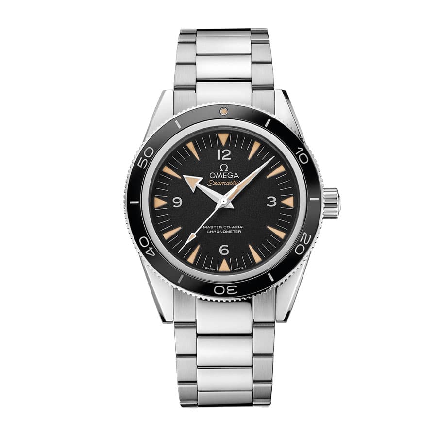 omega seamaster 300 m omega co axial 233 30 41 21 01 001 black dial replica