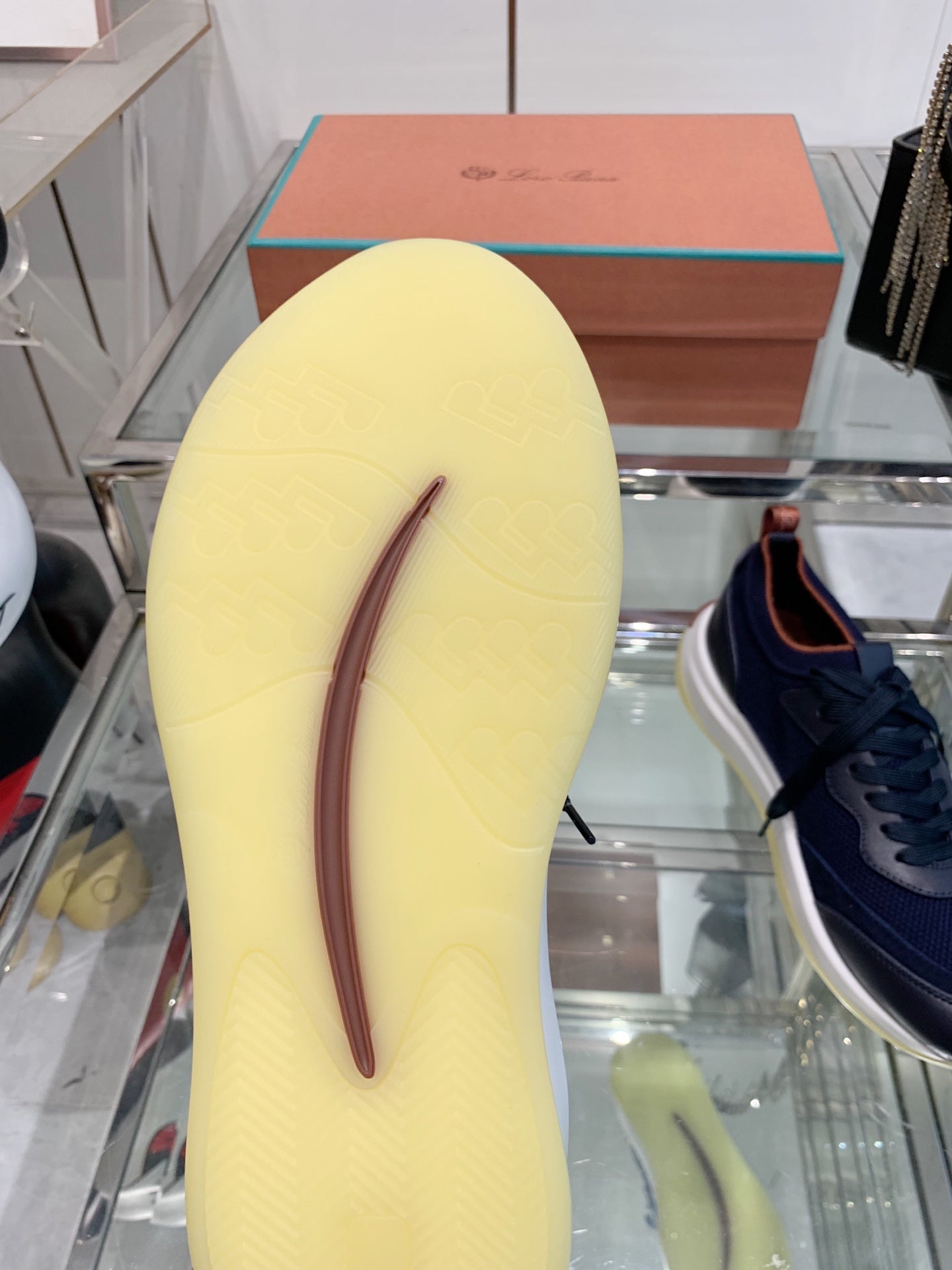 SNEAKER IN MIDNIGHT BLUE CANVAS MIX SUEDE WITH LAMBSKIN、mysite、Cacoeks