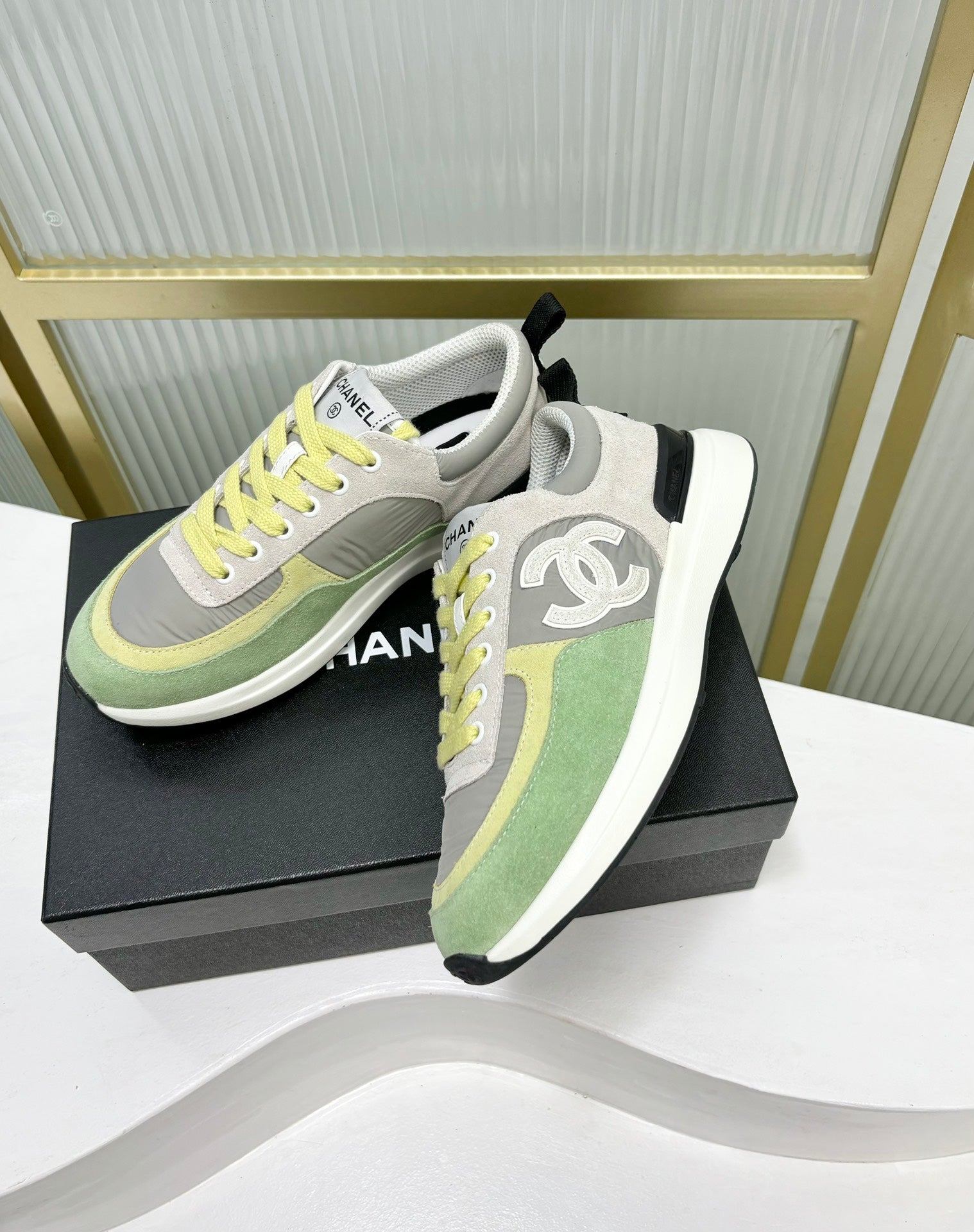 SNEAKER IN MULTICOLOR SUEDE、mysite、Cacoeks