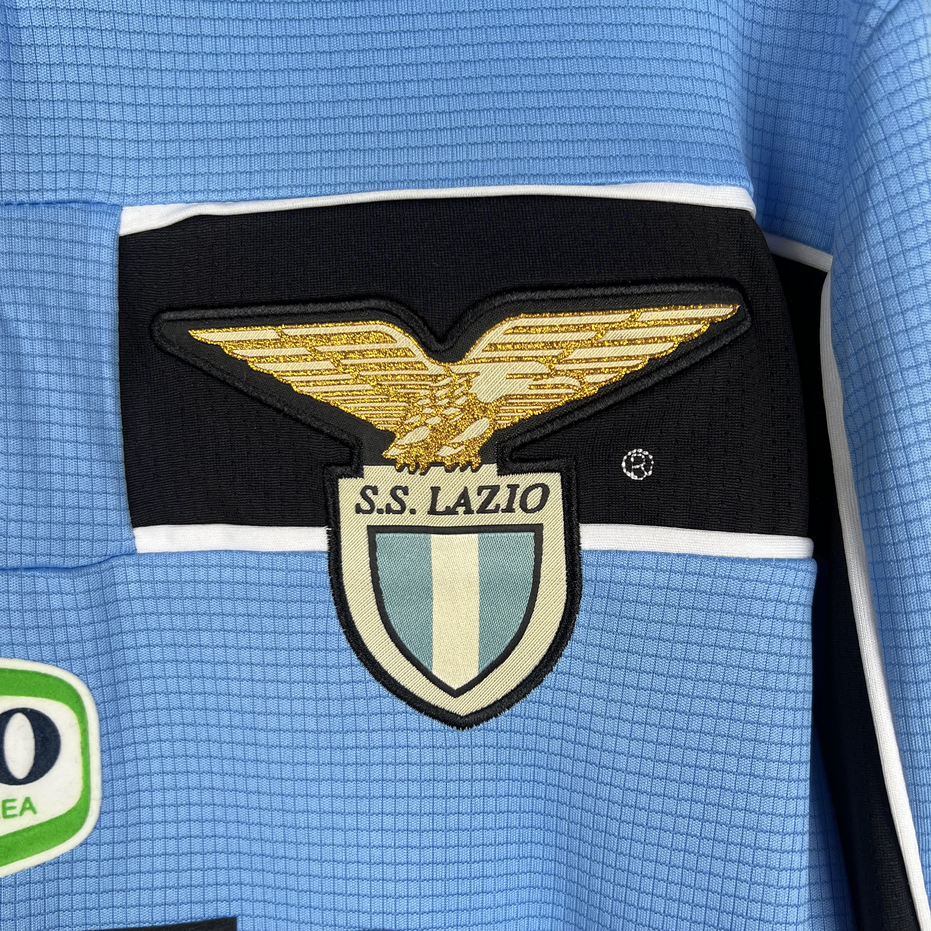 Higojerseys-Retro Lazio 1998-00 Home Stadium Long Sleeve Jersey