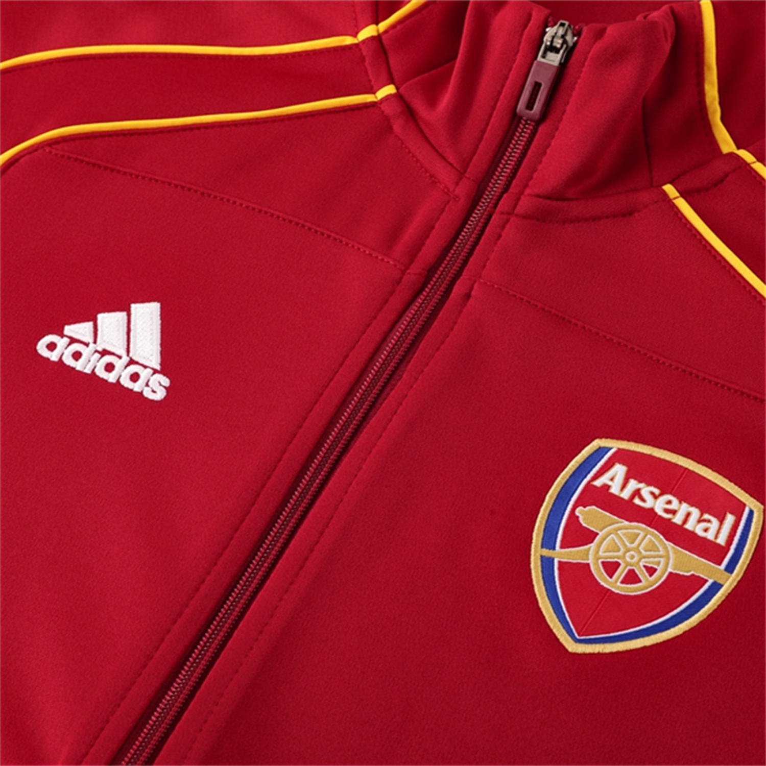 UltraTrikot-Arsenal 25-26 Jacket Training Tracksuit - Red Jackets & Black Pants