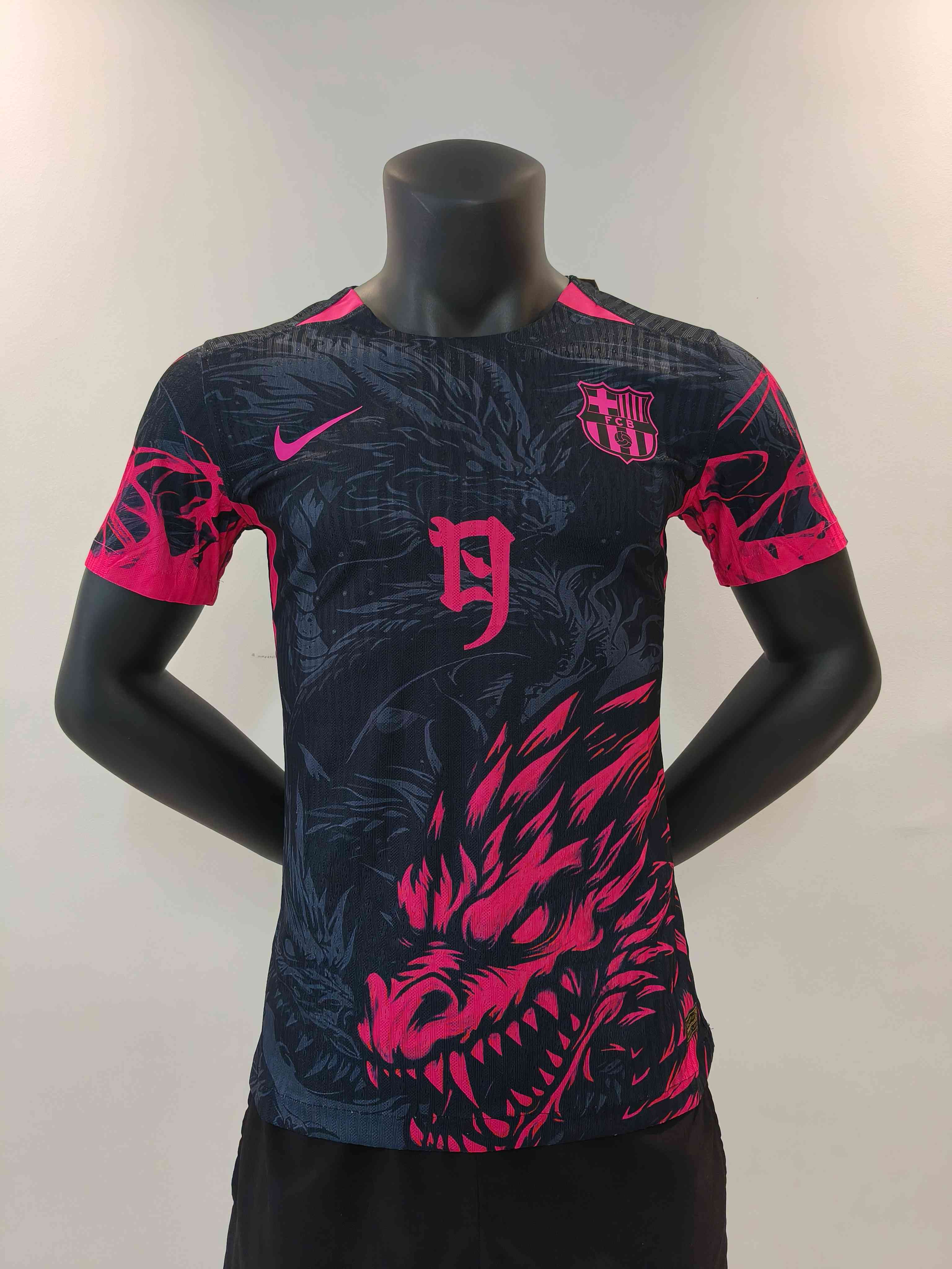 24/25 Barcelona Red Dragon Special Edition Football Shirt-mysite Custom Football Kit- Nextkits