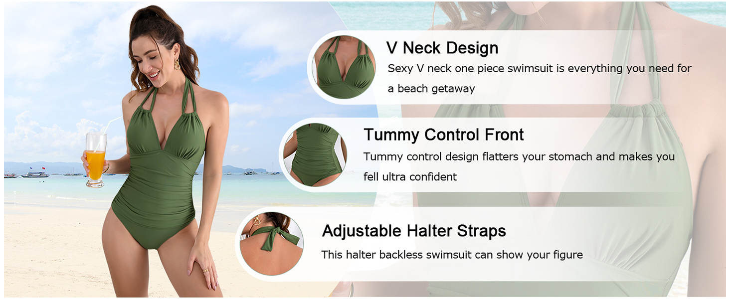 One piece bathing suit
