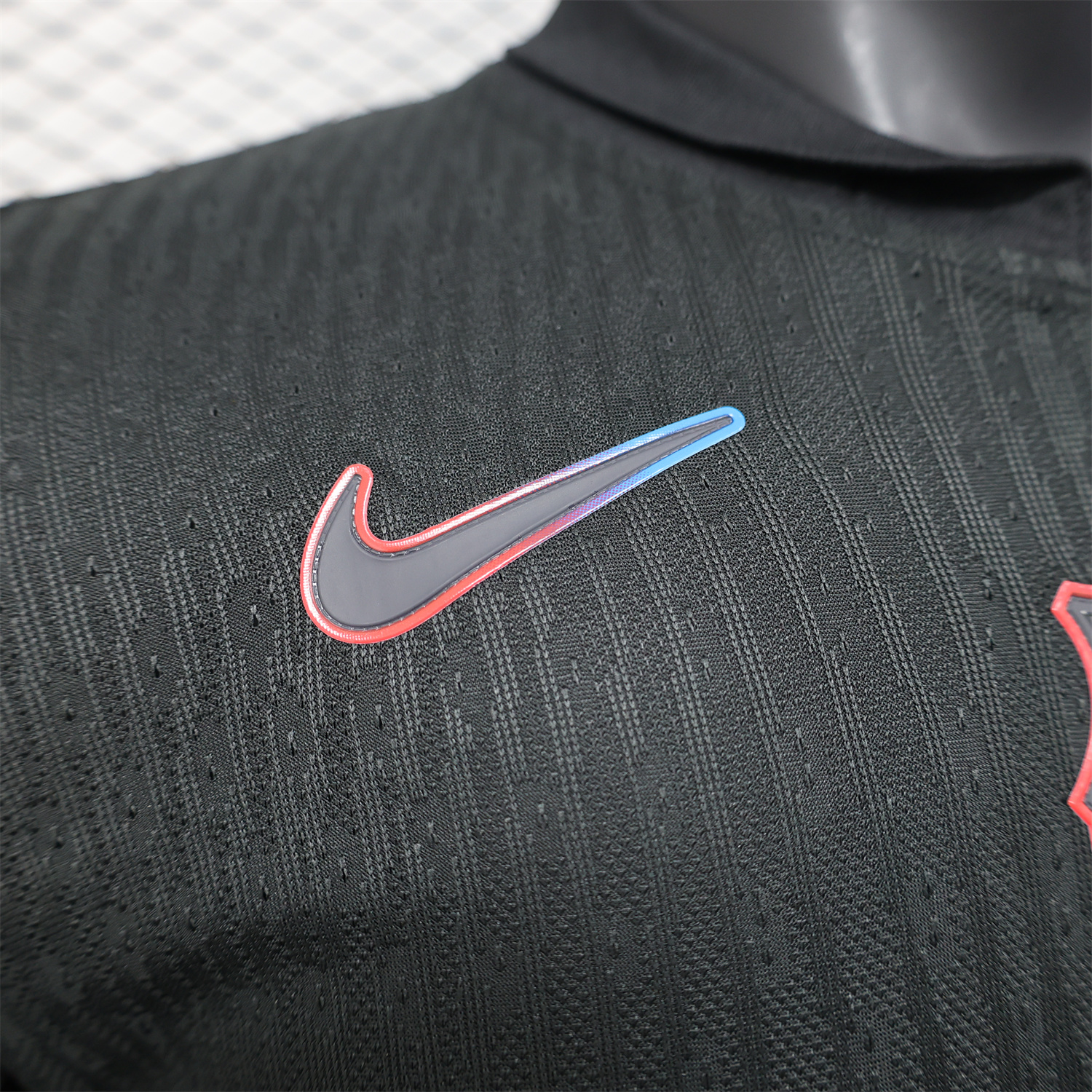 UltraTrikot-Barcelona x Travis Scott 24-25 Away Black Long Sleeves Jersey - Player Version