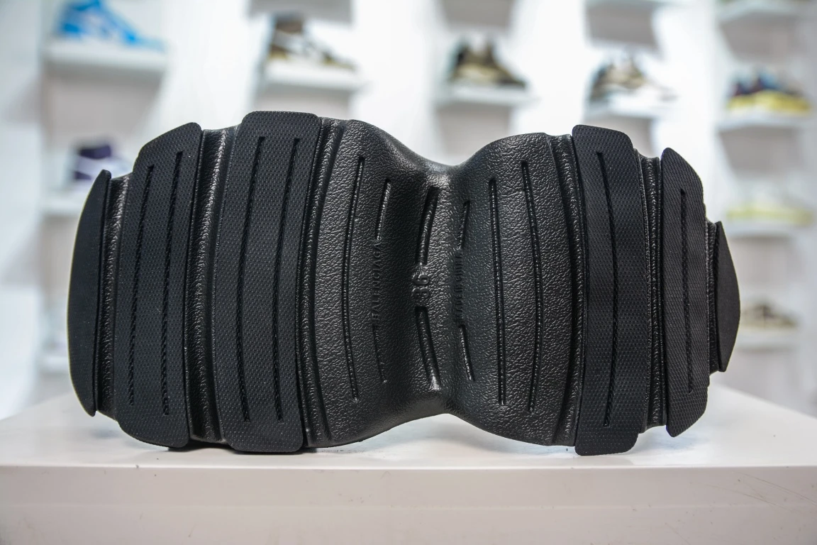 Balenciaga HD Lace-up Trainers In Black Rubber、mysite、Cacoeks