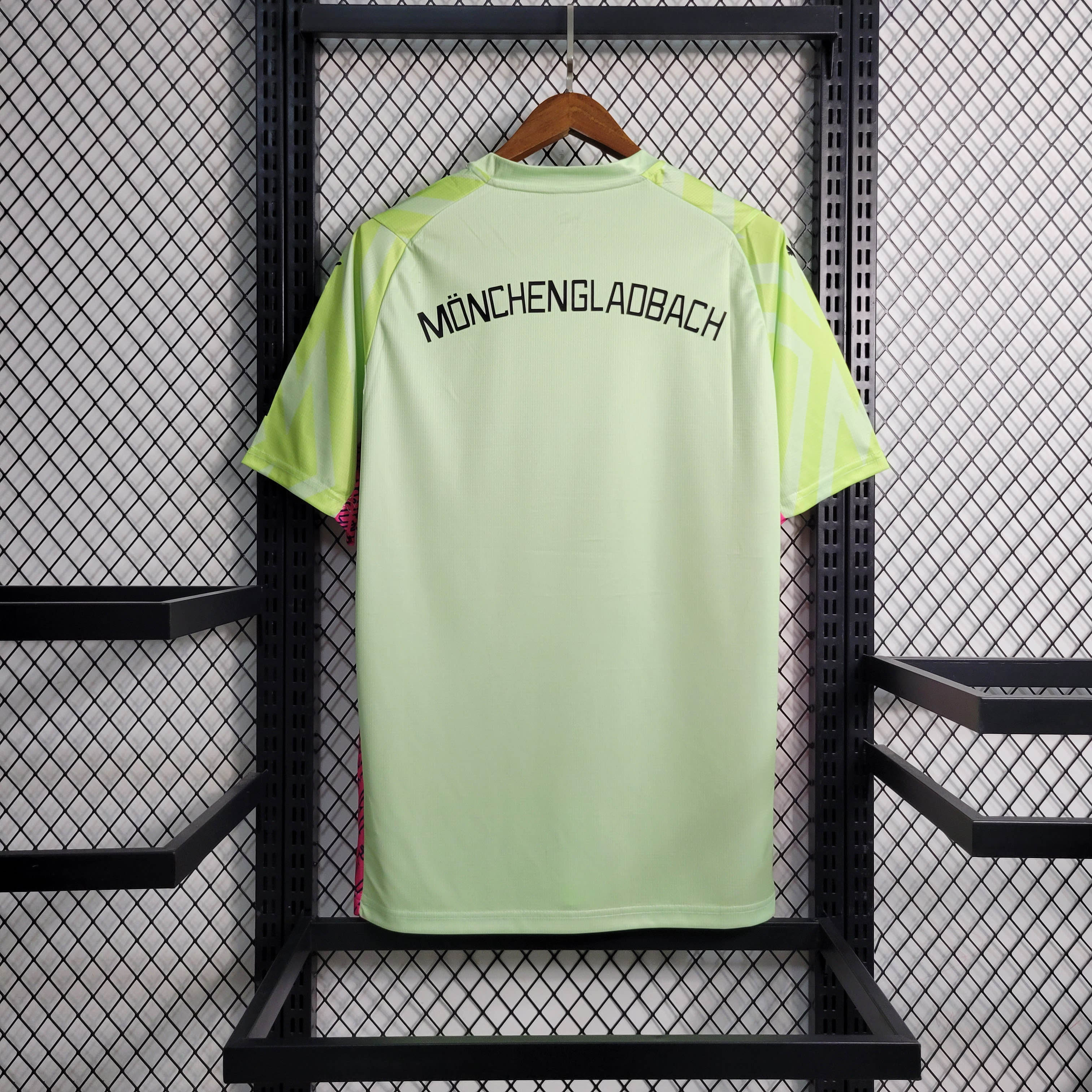 2023/2024 Borussia Mönchengladbach Goalkeeper Fluorescent Green Football Jersey 1:1 Thai Quality:football jersey mysite: unitedjerseyfootball 邓江浪:football