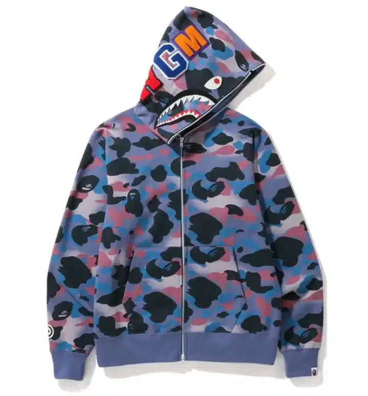 BAPE Grid Camo Shark Hoodie、mysite、Cacoeks