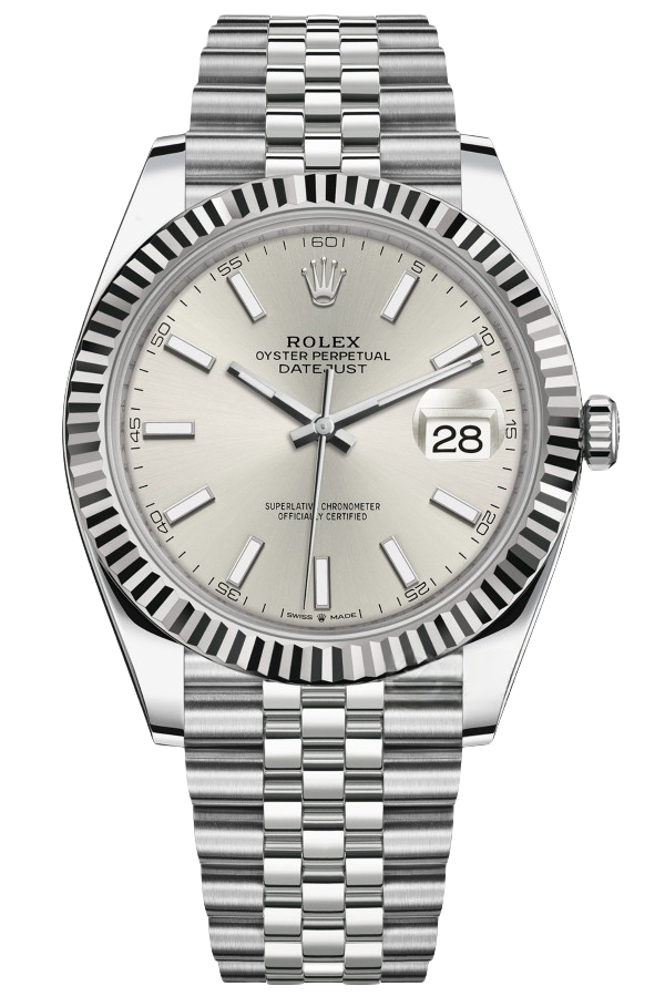 Rolex Datejust 41mm Super Clone Swiss Watch Two Tone Jubilee Bracelet Black Dial Ref M126334-3235 Swiss Movement