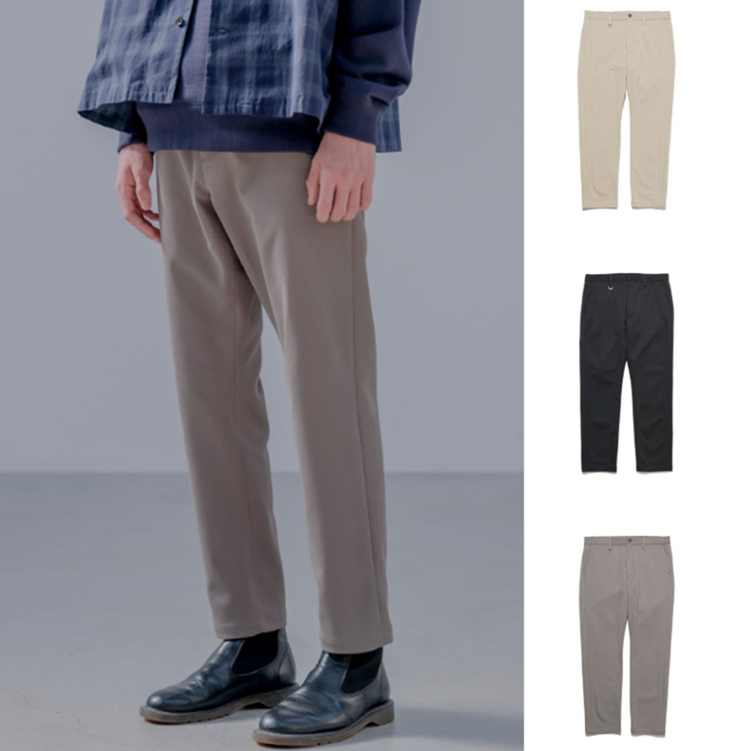 uniform experiment 25S/S HIGH STRETCH PIQUE LONG PANTS  UE-250018 