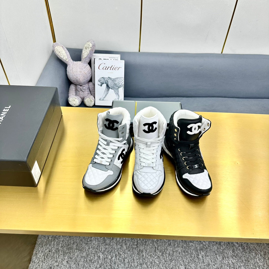 ATHLETIC SHOES IN BLACK CALFSKIN、mysite、Cacoeks