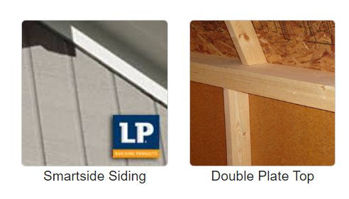 High-quality smart side siding with double plate top, perfect for modern homes.