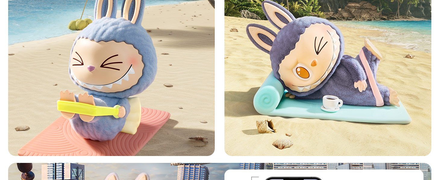 THE MONSTERS Lazy Yoga Series Figures