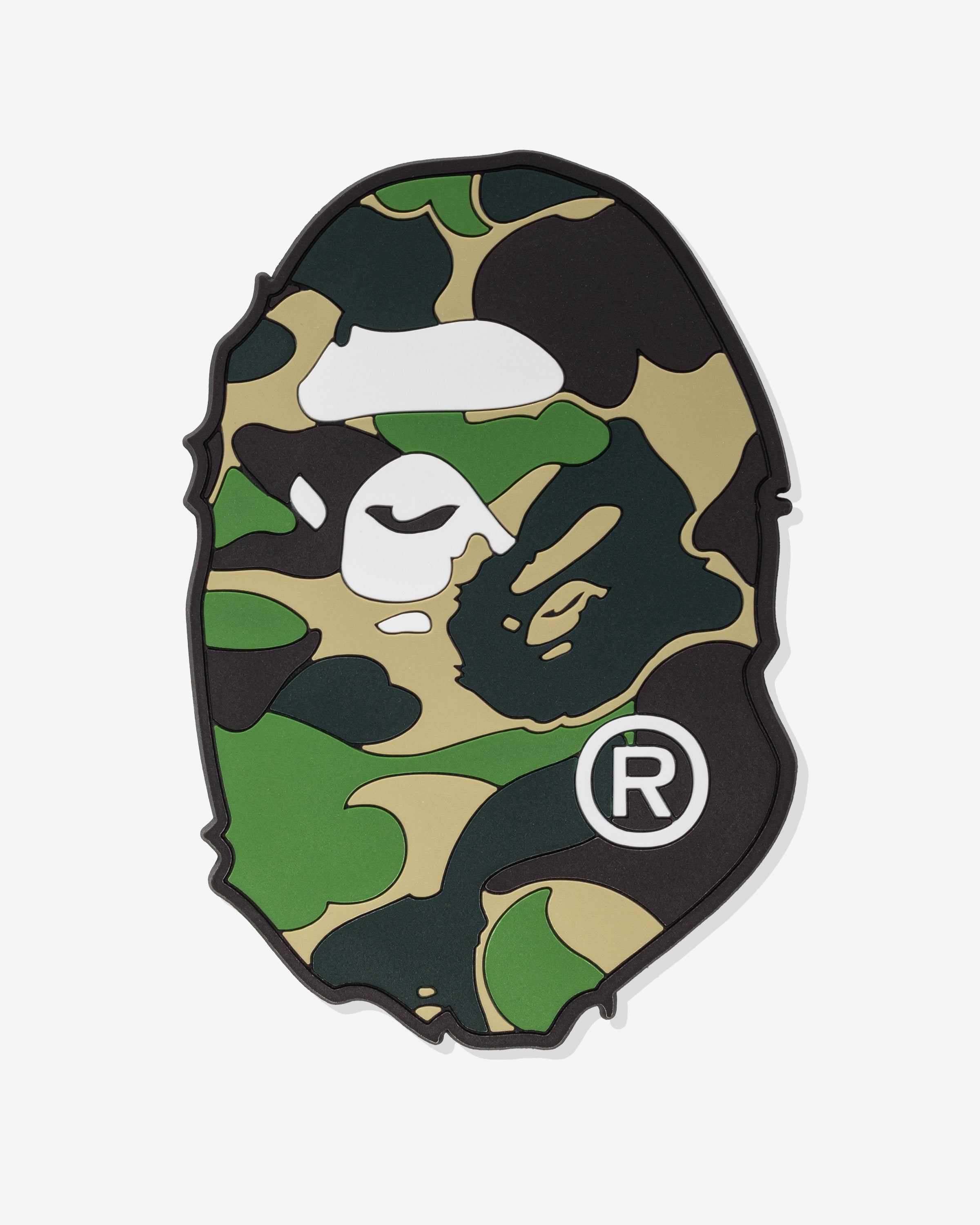 BAPE ABC CAMO APE HEAD RUBBER COASTER