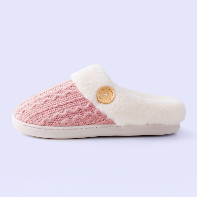 Fuzzy Slippers for Women Indoor Unisex House Shoes Memory Foam Slippers Winter Warm Plush Bedroom Shoes with Faux Lining Comfy Trendy Gift Slippers