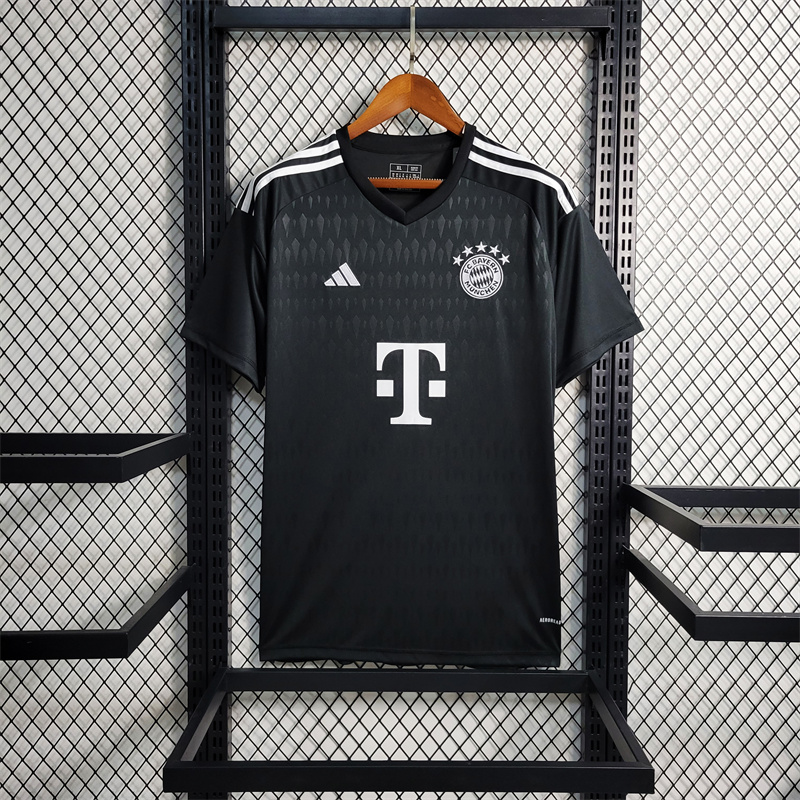 Bayern Munich 23-24 Black Goalkeeper Jersey - Fans Version:football jersey mysite: unitedjerseyfootball 邓江浪:football