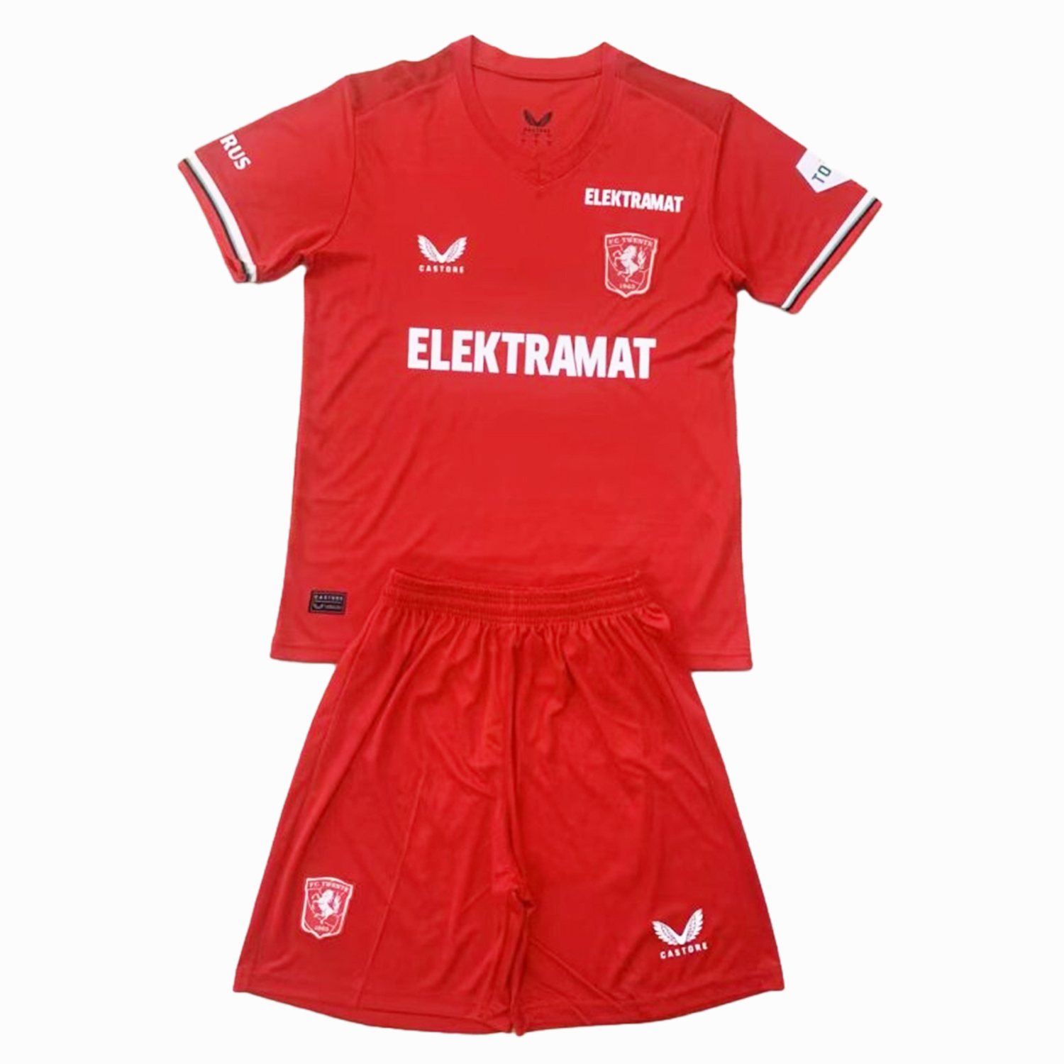 Higojerseys-Twente 24-25 Home Stadium Kids Kit