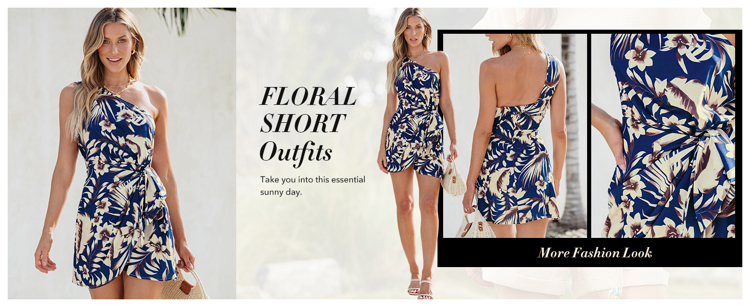 navy floral sleeveless mini dress