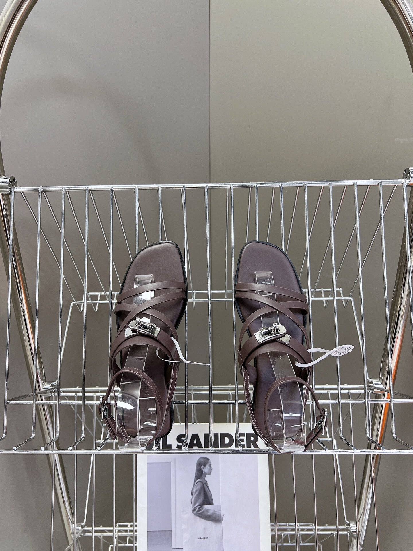 JUNE SANDAL CHOCOLATE CALFSKIN、mysite、Cacoeks