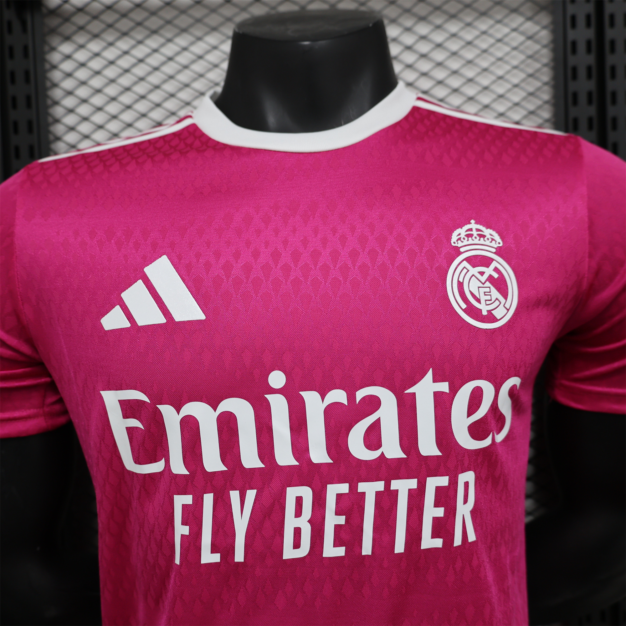 ManixJersey.com | Real Madrid 24-25 Pink Special Edition Jersey - Player Version -Customize Name, Number and Patch | Worldwide Shipping