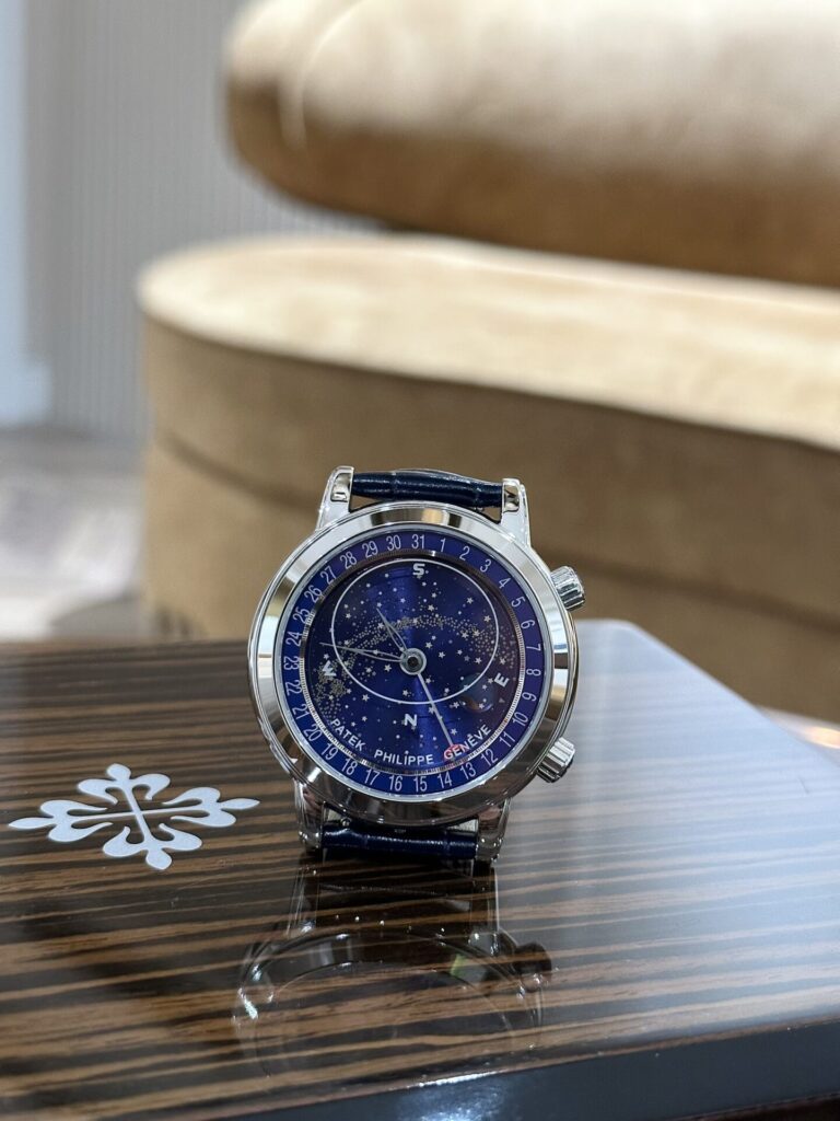 Đồng Hồ Patek Philippe Complications 6102 Replica 11 Màu Xanh Dương 44mm (1)