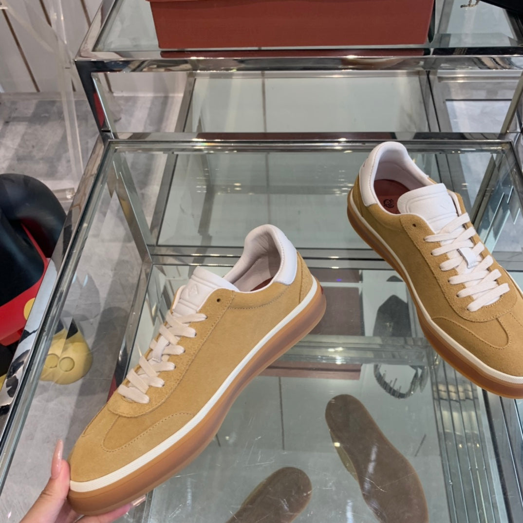 LP TENNIS WALK SNEAKERS CAMEL SUEDE、mysite、Cacoeks