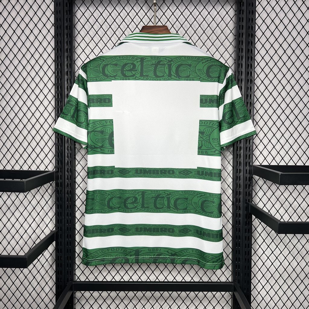 ManixJersey.com | Retro Celtic 1995-97 Home Stadium Jersey -Customize Name, Number and Patch | Worldwide Shipping