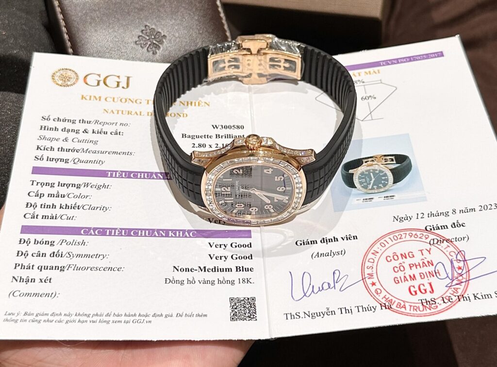 Đồng Hồ Patek Philippe Aquanaut 5167R Vàng Khối 18K Kim Cương Tự Nhiên 40mm (2)