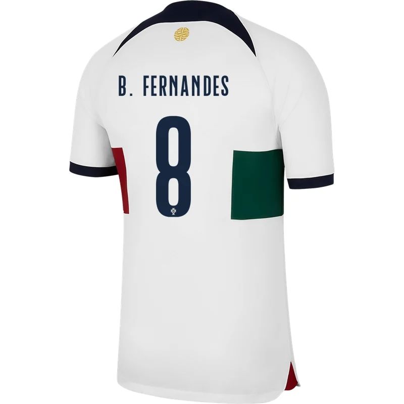 2022 Bruno Fernandes #8 Portugal Away Jersey-mysite Custom Football Kit- Nextkits