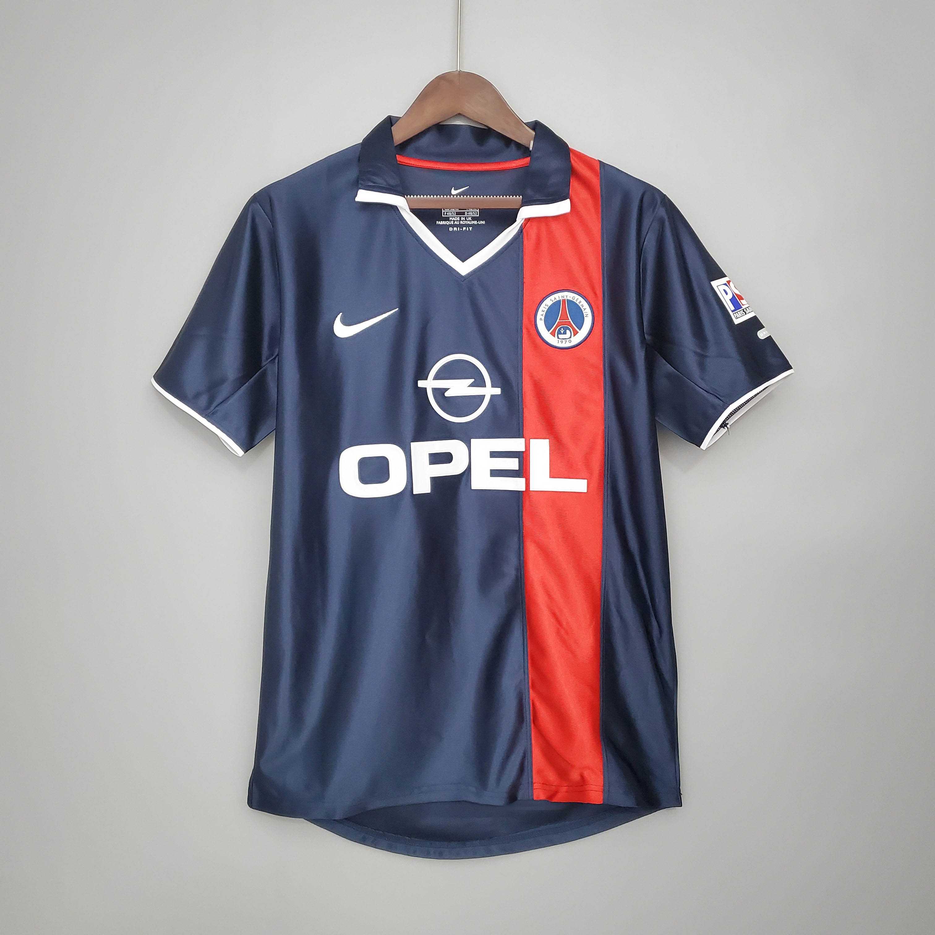 2001/2002 Retro Psg Paris Saint-Germain Home-mysite Custom Football Kit- Nextkits