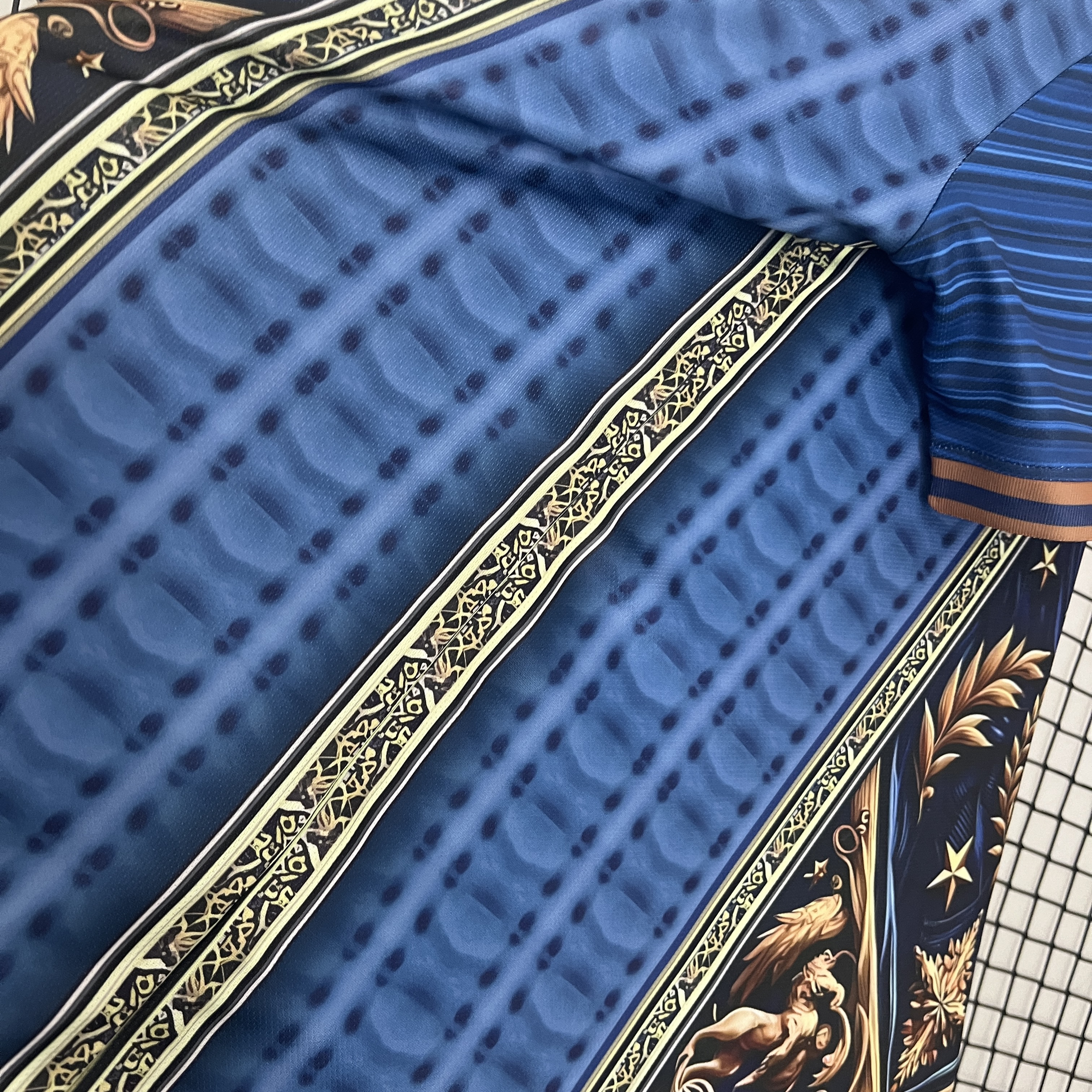 GlobeJersey-Italy 2024 Blue Mural Special Edition Jersey - Fans Version