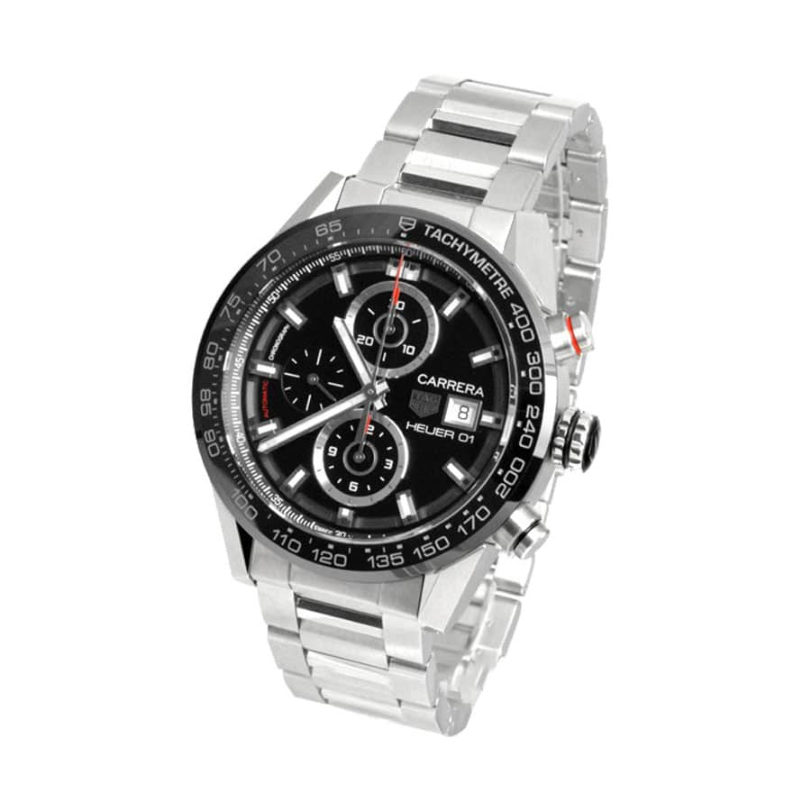 TAG Heuer Carrera Steel Black Replica-fasswatch