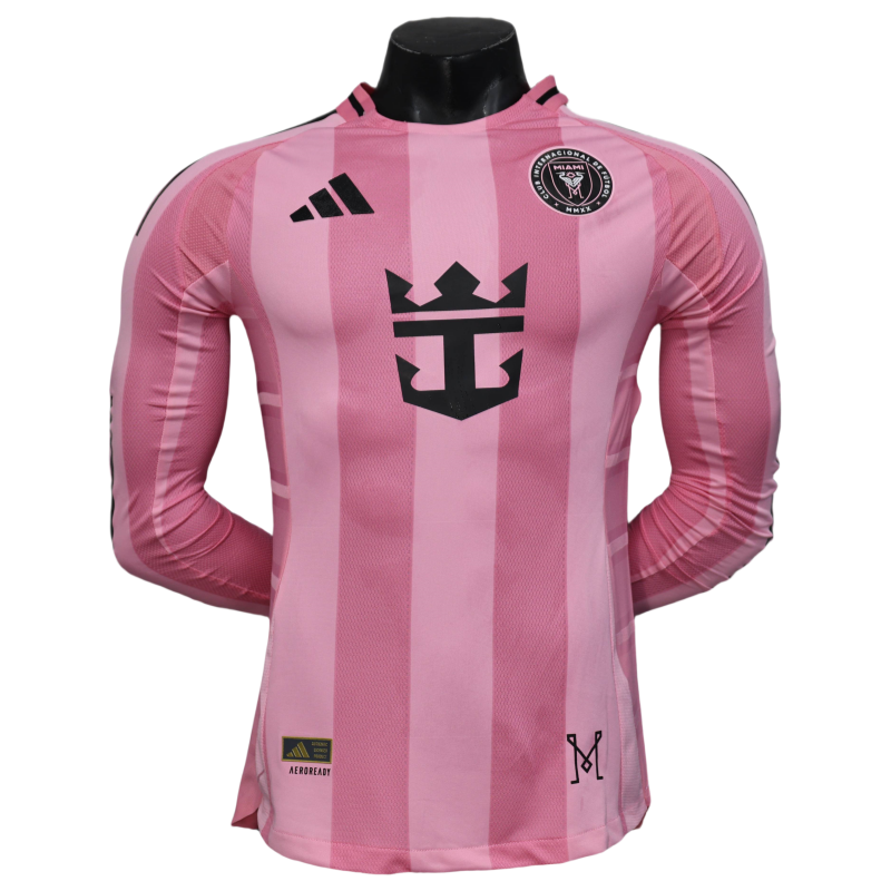 25-26 Inter Miami Home Long soccer jersey- Player Version: Ajax 24-25 Home Stadium Jersey - Fans Version mysite: Adidas luxuryfootballshirts.com: https://www.luxuryfootballshirts.com/