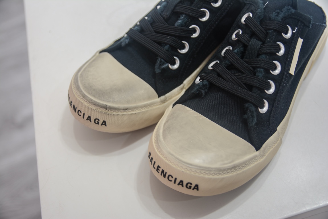 Balenciaga Paris Trainer Mule in Navy、mysite、Cacoeks