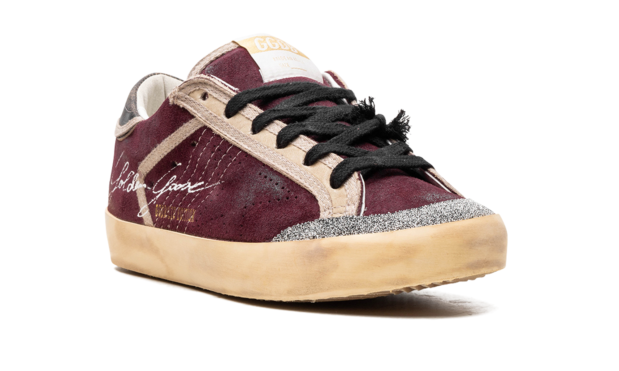 SUPER-STAR PENSTAR SUEDE UPPER CRYSTAL PENSTAR SKATE STAR VINTAGE LEATHER HEEL SIGNATURE FOXING "WINE RED BLACK"、mysite、Cacoeks