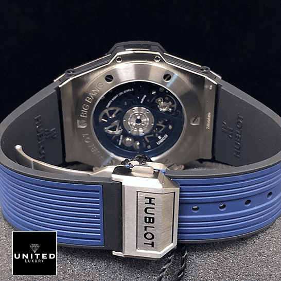 Hublot Big Bang Unico Blue Steel Case Clasp Replica upside view