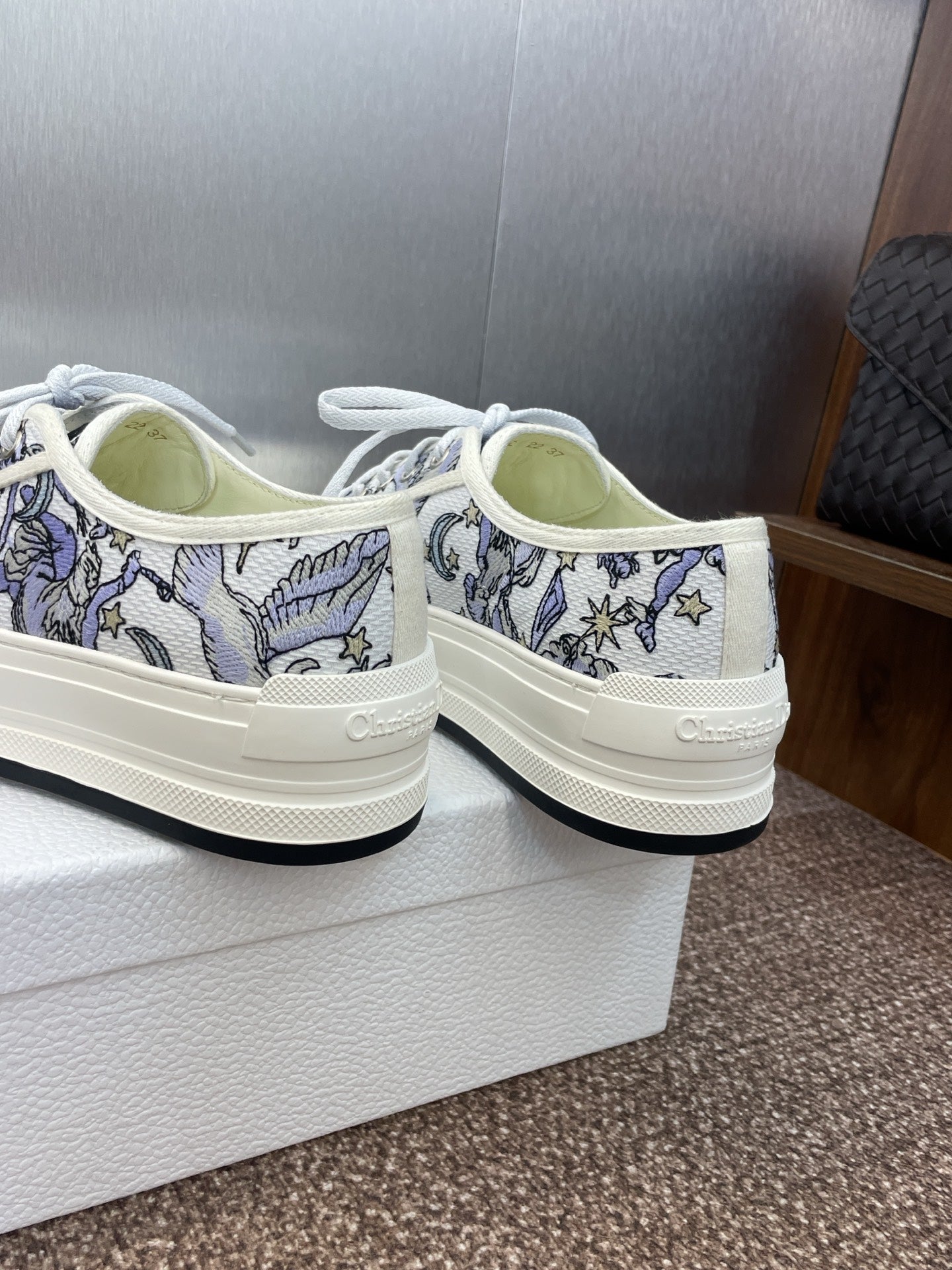 DIOR 25S WALK'N' SNEAKER IN BLUE TOILE DE JOUY EMBROIDERED COTTON、mysite、Cacoeks