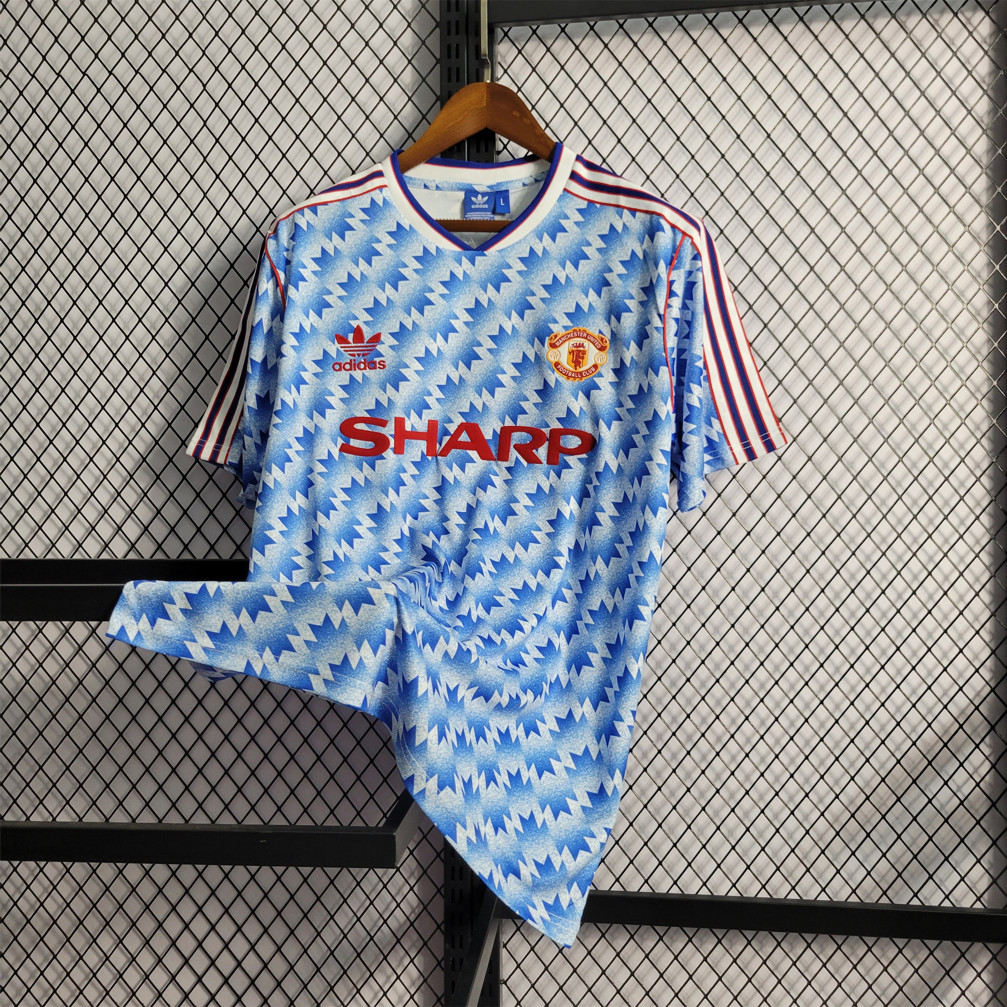 ManixJersey.com | Retro Manchester United 90-92 Away Jersey -Customize Name, Number and Patch | Worldwide Shipping