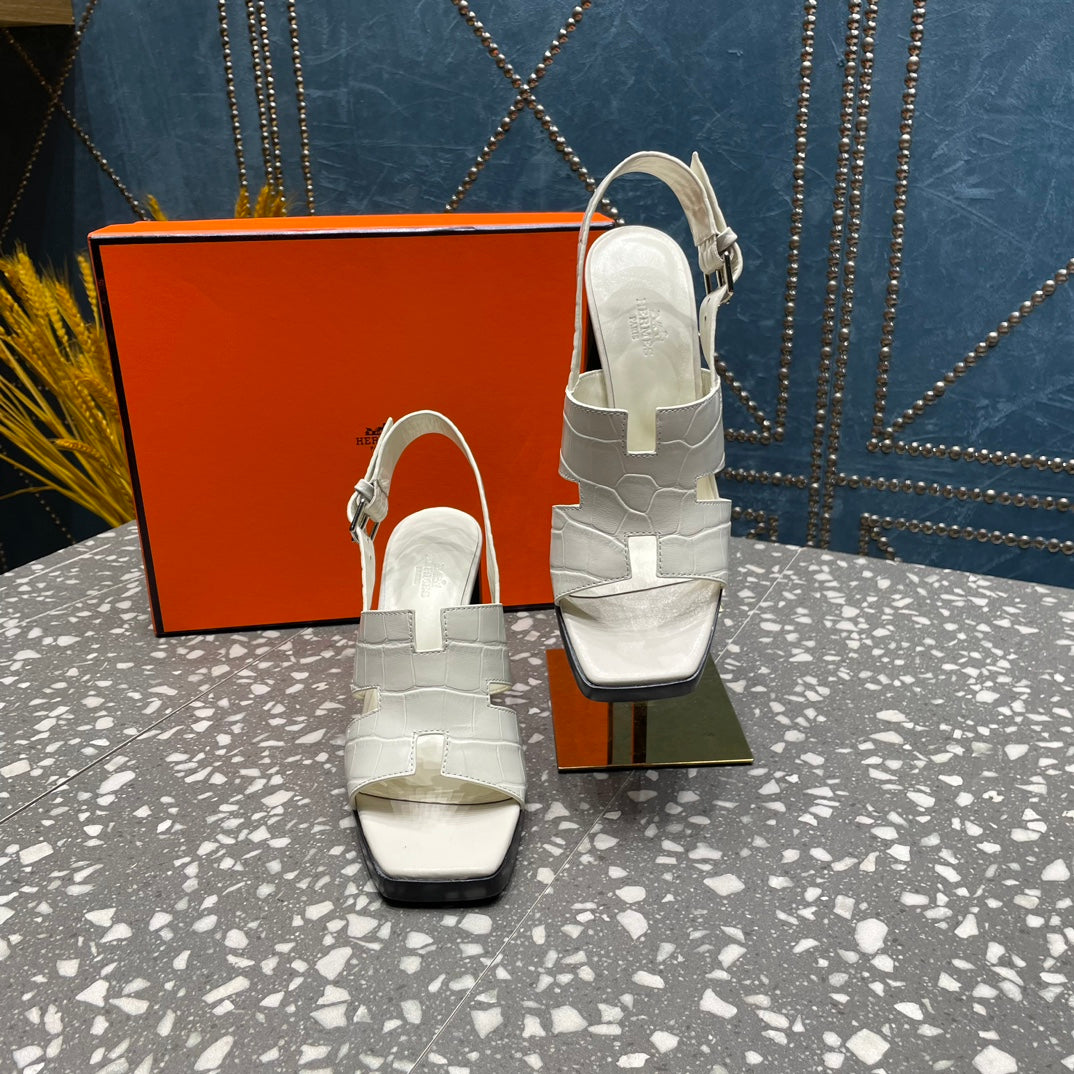 ERIS SANDAL 95 WHITE CALFSKIN、mysite、Cacoeks