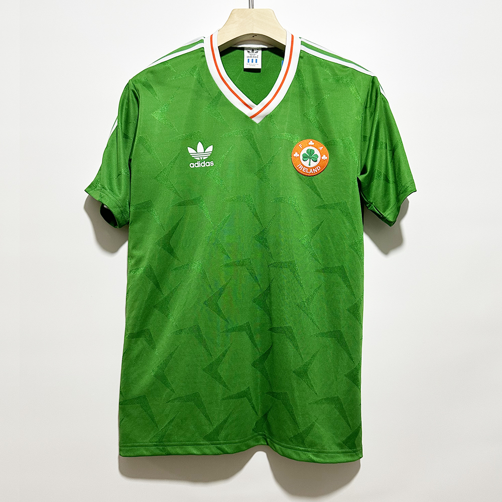 ManixJersey.com | Retro Ireland 1990 Home Unsponsored Jersey -Customize Name, Number and Patch | Worldwide Shipping