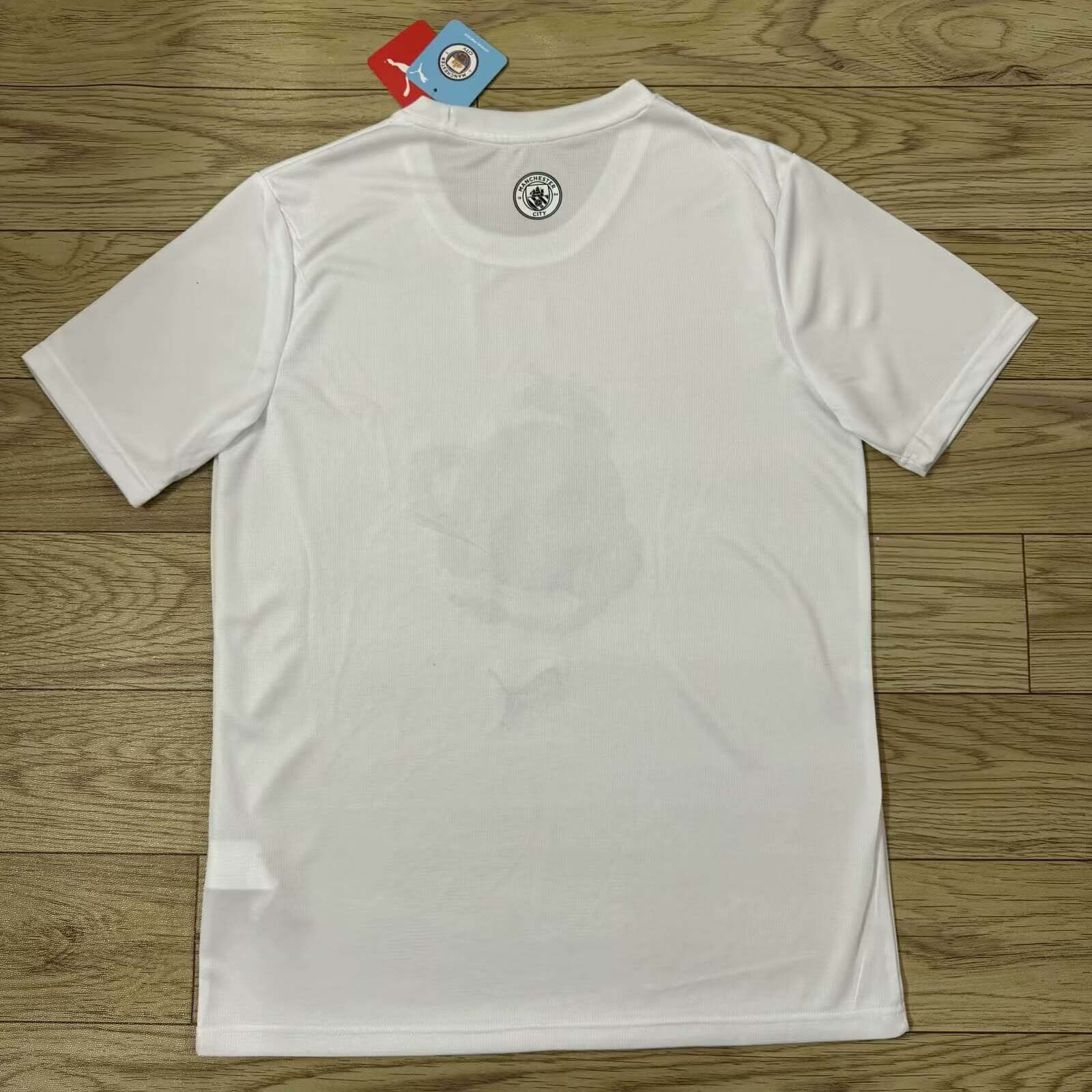 2023/2024 Manchester City Commemorative Edition White Football Shirt 1:1 Thai Quality:football jersey mysite: unitedjerseyfootball 邓江浪:football