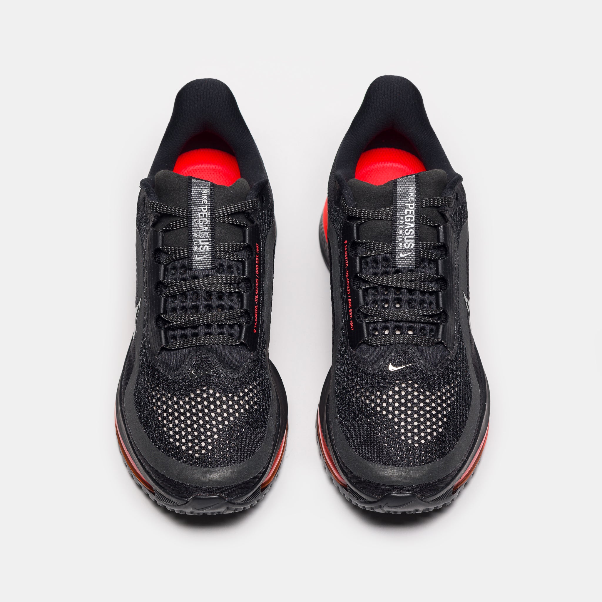 Pegasus Premium Sneaker in Black/Metallic Silver/Bright Crimson