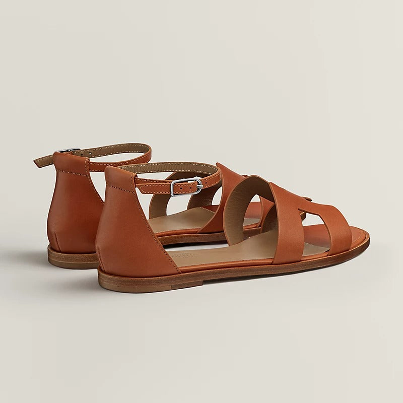 SANTORINI SANDAL CARAMEL CALFSKIN、mysite、Cacoeks