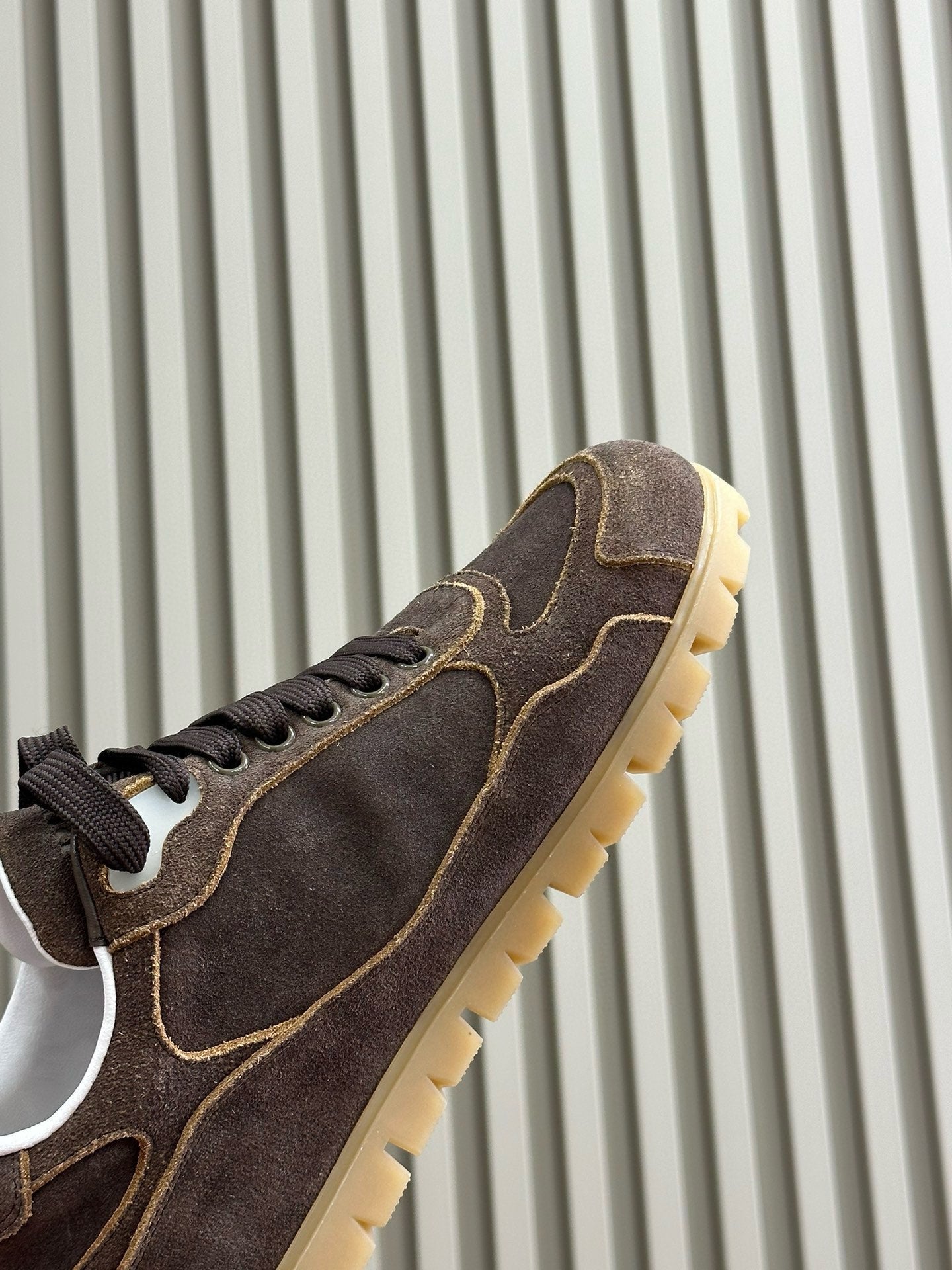 PRA TRAIL FADED SUEDE SNEAKERS BROWN、mysite、Cacoeks