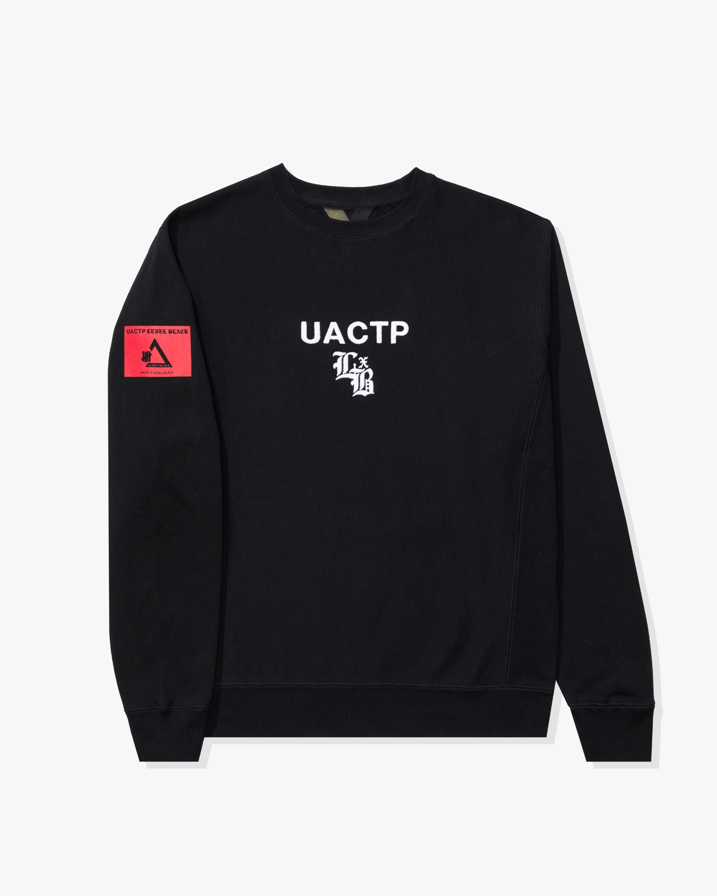 UACTP X LEVELXBLACK CREWNECK SWEATSHIRT - BLACK