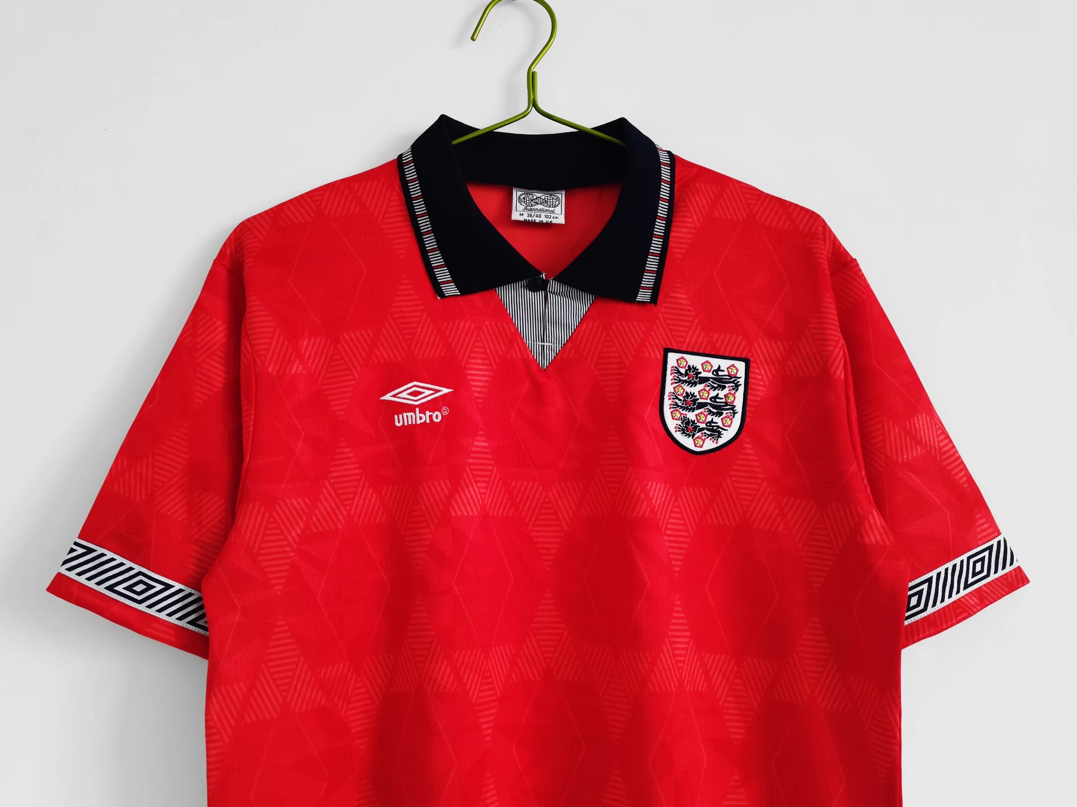 GlobeJersey-Retro England 1990 Away Stadium Jersey