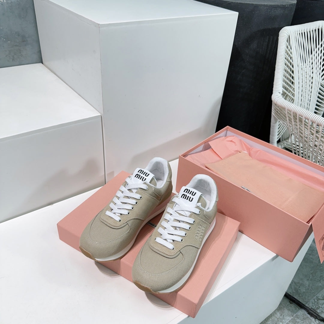 Teak And Light Brown Sneakers Canvas、mysite、Cacoeks