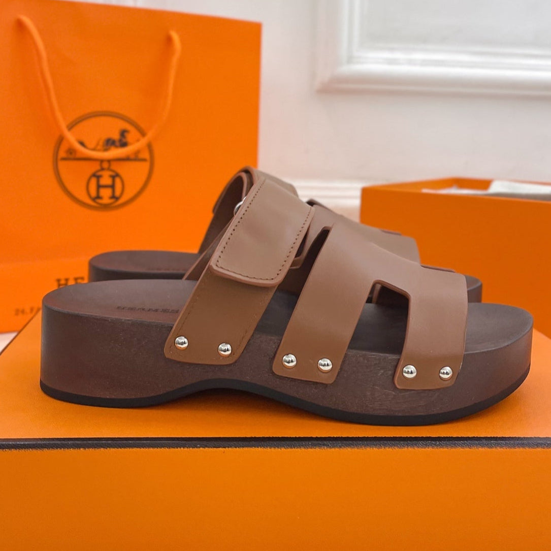 KOS CLOG IN BRONZE BROWN CALFSKIN、mysite、Cacoeks